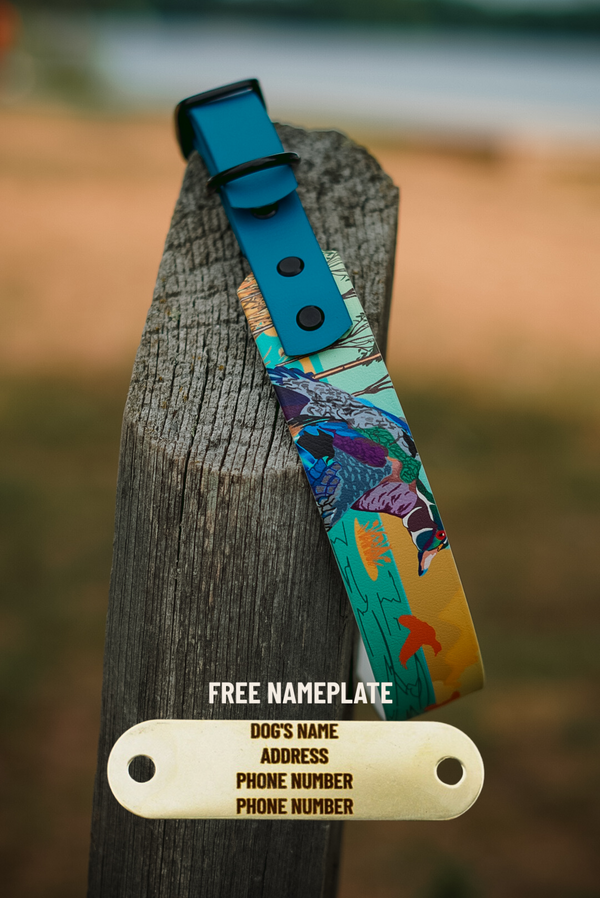Wood Duck BioThane® Collar