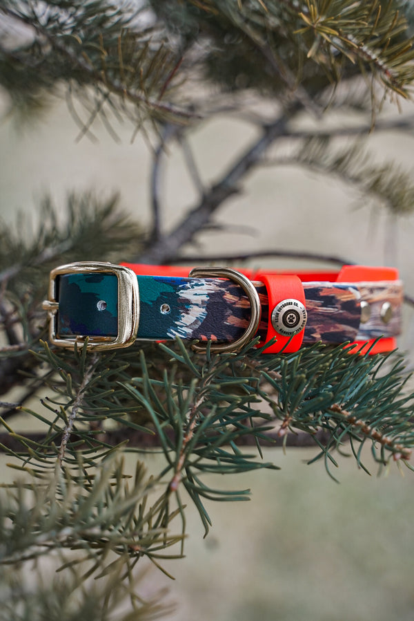 Pheasant Feather BioThane® Collar