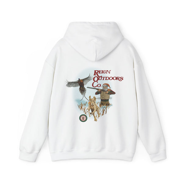 Yellow Lab Shotgun Santa Hoodie