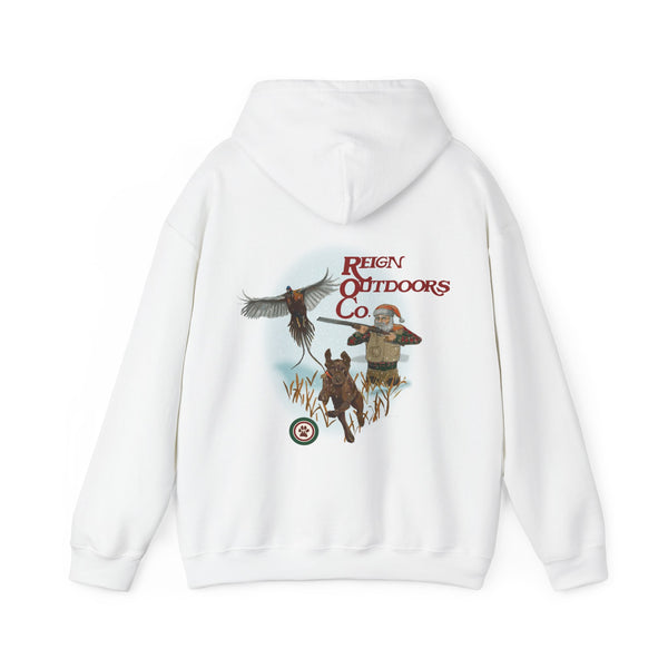 Chocolate Lab Shotgun Santa Hoodie