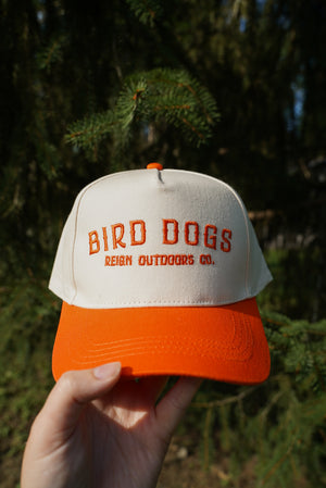 Orange Bird Dog Hat