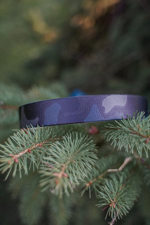 Premade Black Camo Collar