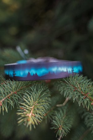 Premade Blue Northern Lights Collar