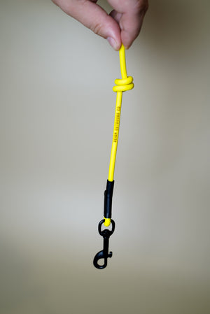 Rope BioThane® Traffic Tab - Neon Yellow