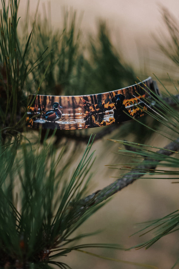 Black Lab & Wood Duck Collar