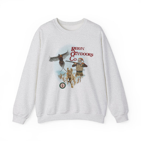 Yellow Lab Shotgun Santa Crewneck