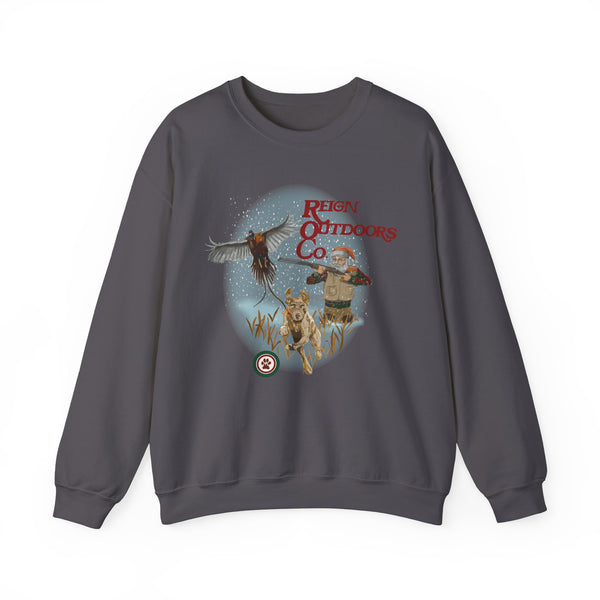 Yellow Lab Shotgun Santa Crewneck