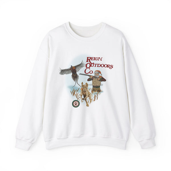 Yellow Lab Shotgun Santa Crewneck