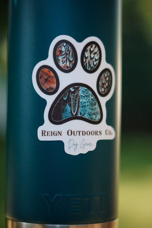 Pheasant Paw Print Sticker
