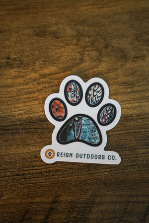 Pheasant Paw Print Sticker