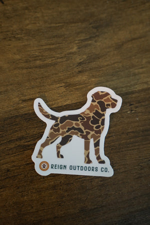 Lab Camo Sticker