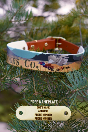 Pheasant BioThane® Collar