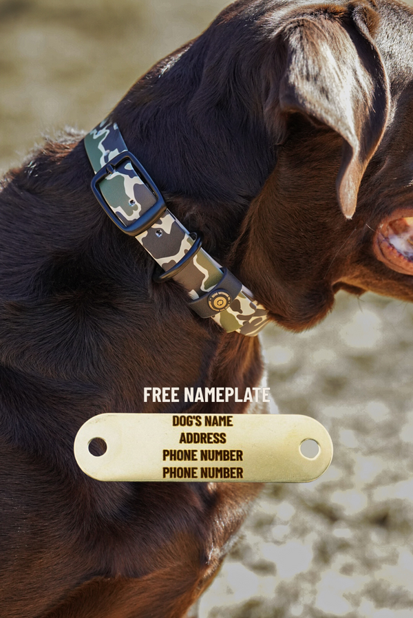 Stealth Camo BioThane® Collar