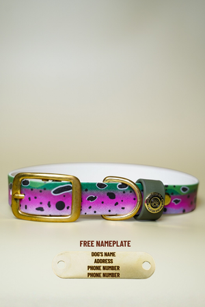 Rainbow Trout BioThane® Collar