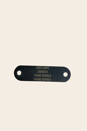 Black Nameplate